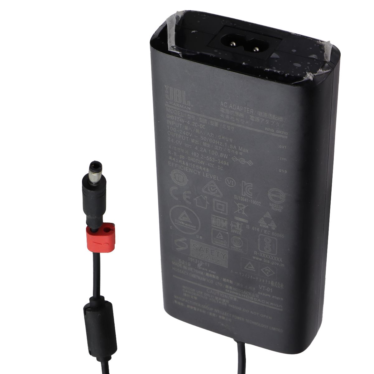 JBL AC Adapter (4.2A) Power Supply (Adapter ONLY) - Black (GHDT24V-4) Computer Accessories - Laptop Power Adapters/Chargers JBL - Simple Cell Bulk Wholesale Pricing - USA Seller