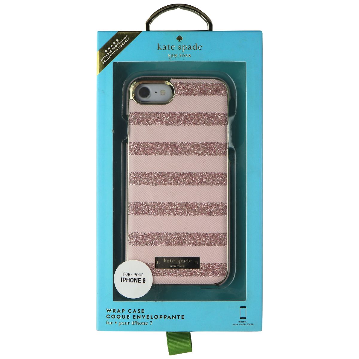 Kate Spade Wrap Case for Apple iPhone 8 / iPhone 7 - Rose Quartz Saffiano Cell Phone - Cases, Covers & Skins Kate Spade New York - Simple Cell Bulk Wholesale Pricing - USA Seller