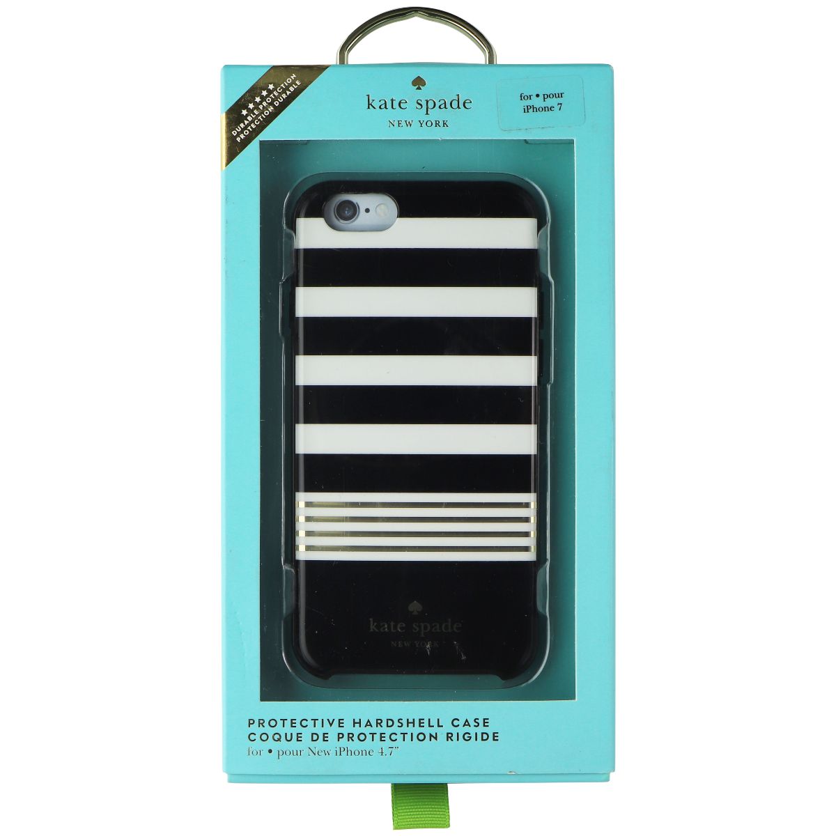 Kate Spade Protective Hardshell Case for Apple iPhone 7 - Black/White Simple Cell Bulk Kate Spade Protective Hardshell Case for Apple iPhone 7 - Black/White Simple Cell Bulk