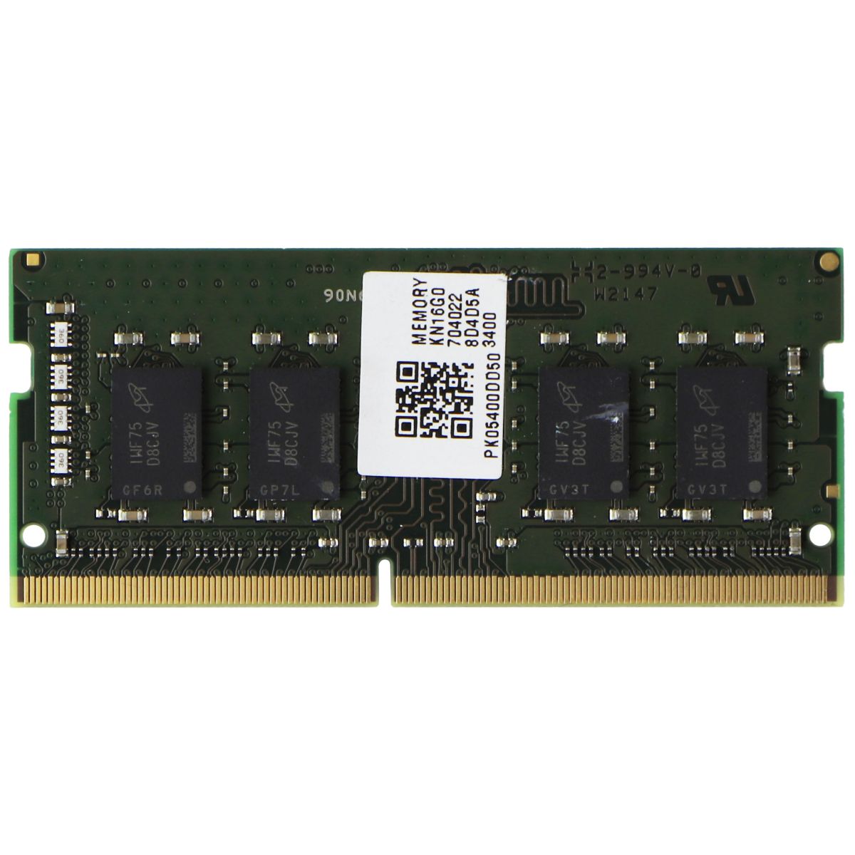Kingston DDR4 (16GB) 1Rx8 PC4-3200AA RAM Memory (ACR32D4S2S8MF-16) Computer Parts - Memory (RAM) Kingston - Simple Cell Bulk Wholesale Pricing - USA Seller