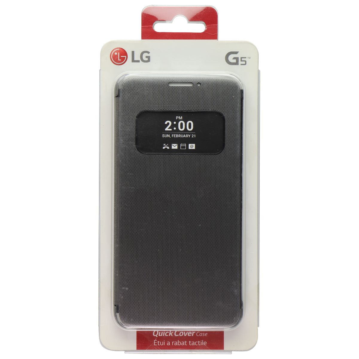 LG Official Quick Cover Case for LG G5 - Dark Gray (CFV-160) Simple Cell Bulk LG Official Quick Cover Case for LG G5 - Dark Gray (CFV-160) Simple Cell Bulk