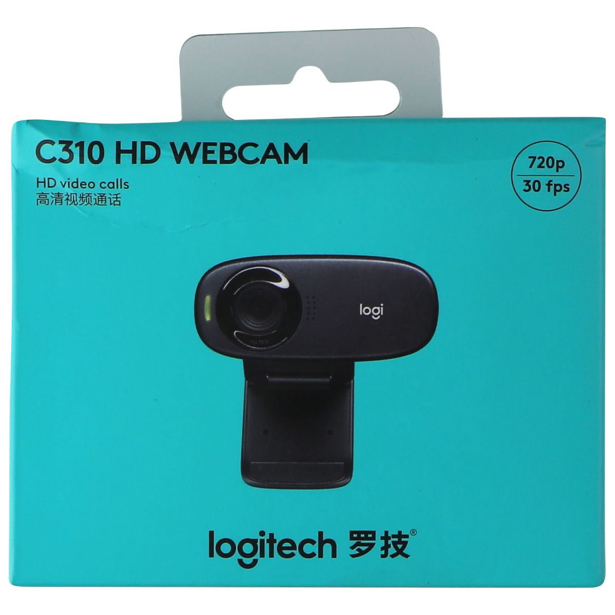 Logitech (720p / 30fps) HD Webcam C310 - Black (960-001000) Computer Accessories - Webcams Logitech - Simple Cell Bulk Wholesale Pricing - USA Seller