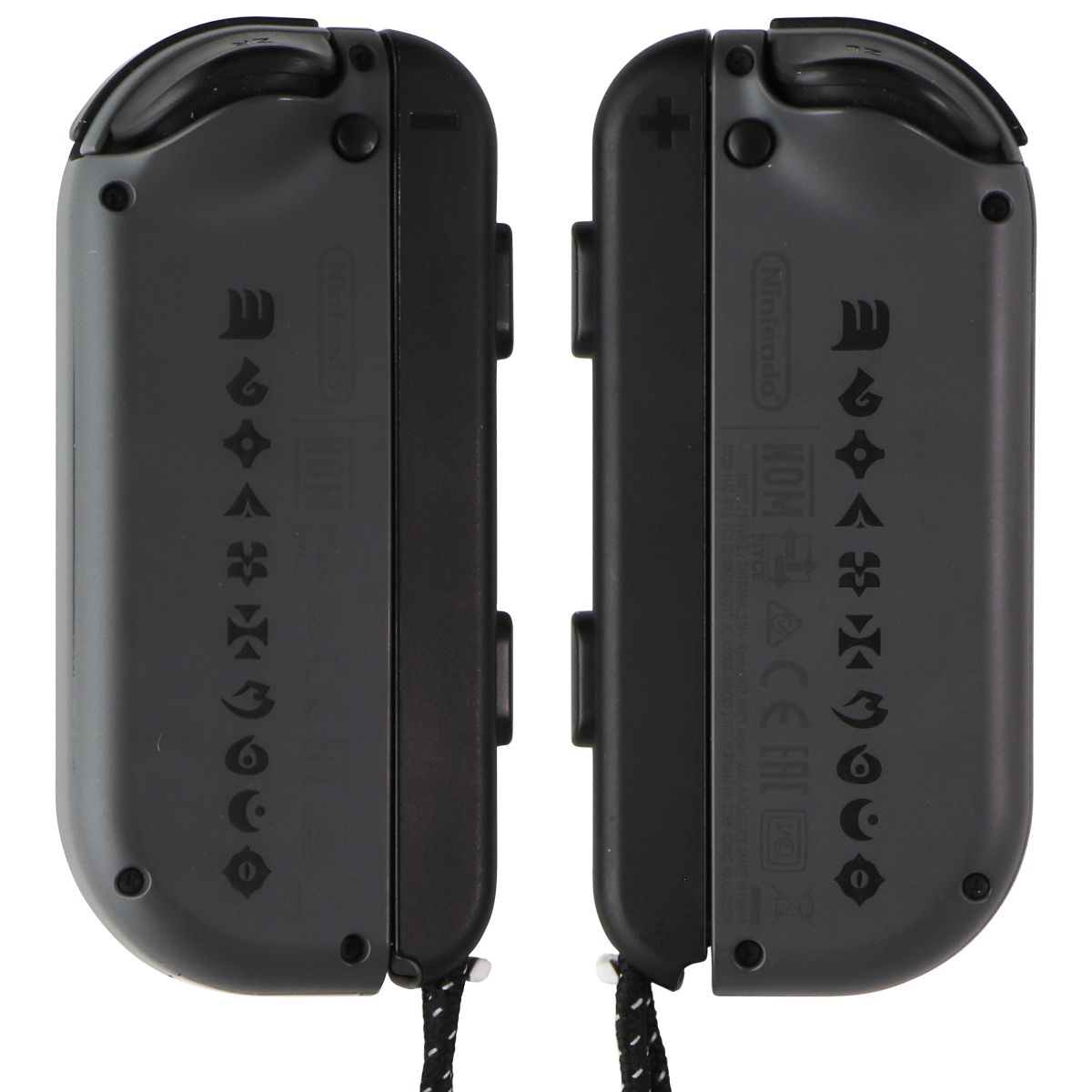 Nintendo Original Monster Hunter Joy-Con Set with Straps - Gray (HAC-015/16) Gaming/Console - Controllers & Attachments Nintendo - Simple Cell Bulk Wholesale Pricing - USA Seller