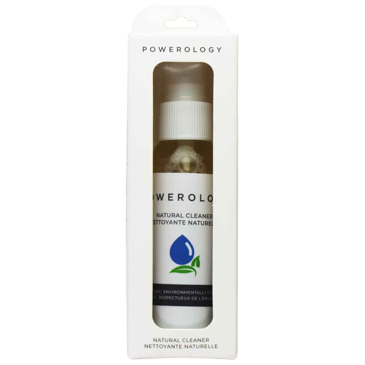 Powerology Natural Cleaner (2oz/60ml) Spray Bottle + Cloth Cell Phone - Other Accessories Powerology - Simple Cell Bulk Wholesale Pricing - USA Seller