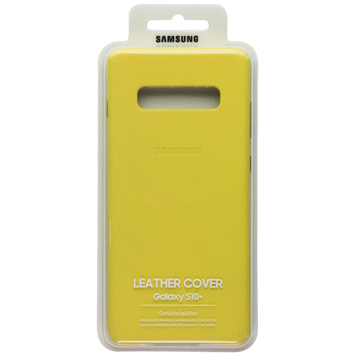 Samsung Official Leather Cover for Samsung Galaxy (S10+) - Yellow Cell Phone - Cases, Covers & Skins Samsung - Simple Cell Bulk Wholesale Pricing - USA Seller