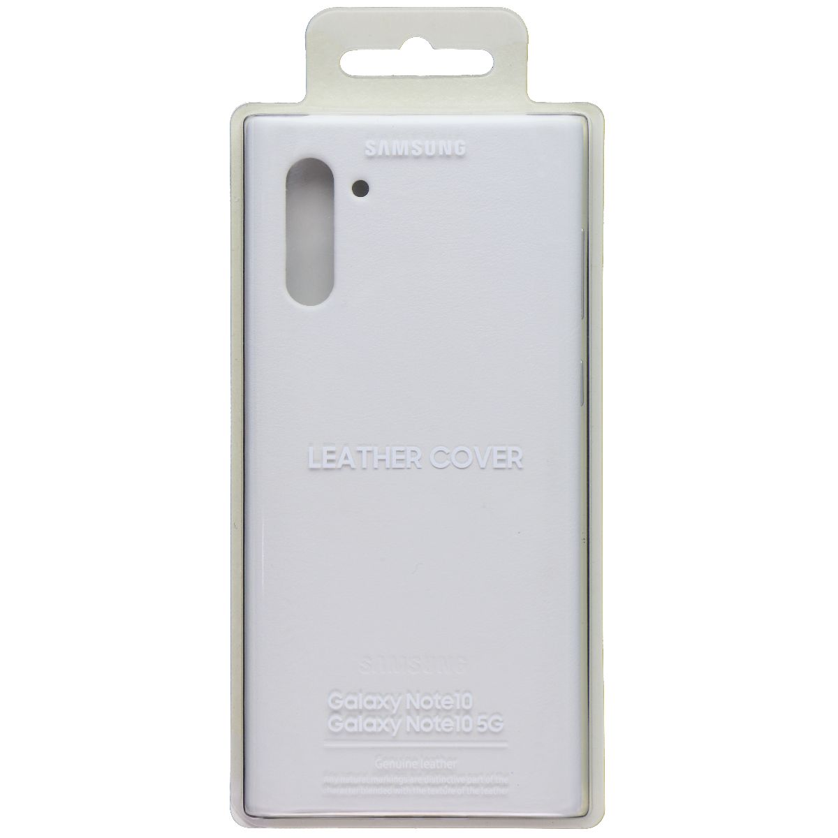 Samsung Official Leather Cover for Samsung Galaxy Note10 5G - White Cell Phone - Cases, Covers & Skins Samsung - Simple Cell Bulk Wholesale Pricing - USA Seller