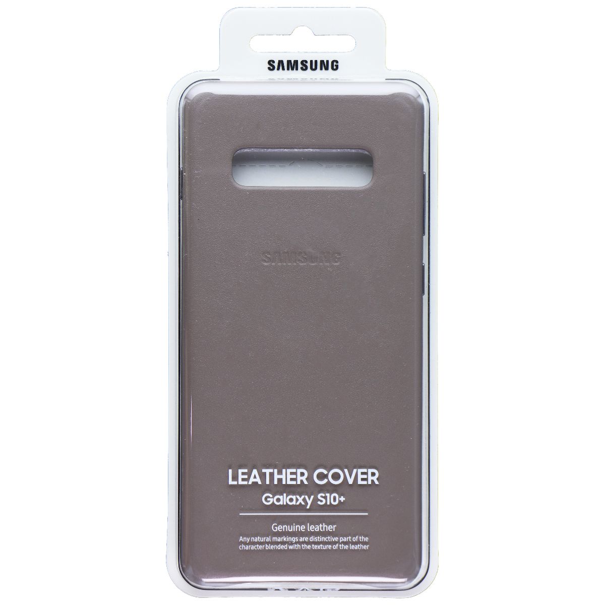 Samsung Official Leather Cover for Samsung Galaxy (S10+) - Gray Cell Phone - Cases, Covers & Skins Samsung - Simple Cell Bulk Wholesale Pricing - USA Seller