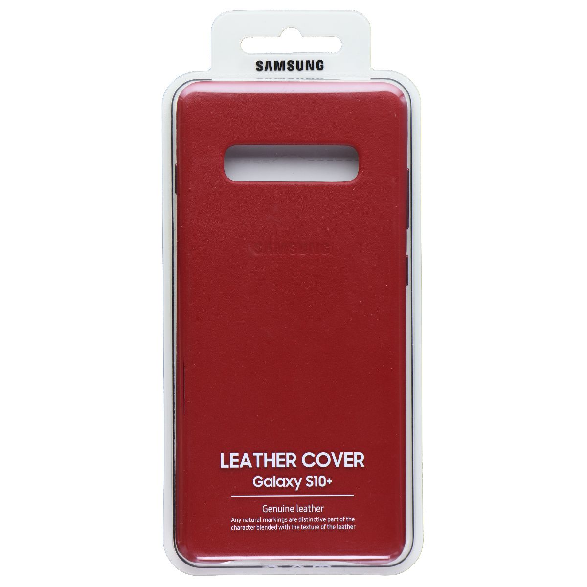 Samsung Official Leather Cover for Samsung Galaxy S10+ (Plus) - Red Cell Phone - Cases, Covers & Skins Samsung - Simple Cell Bulk Wholesale Pricing - USA Seller