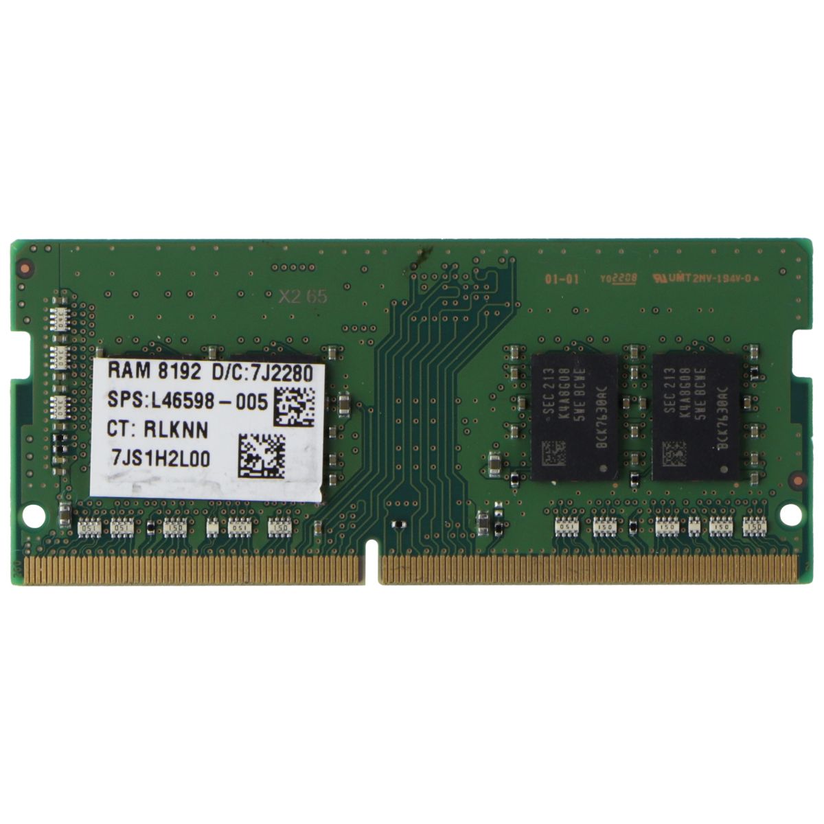 Samsung (8GB) DDR4 1Rx8 PC4-3200AA Laptop RAM Memory M471A1K43EB1-CWE Computer Parts - Memory (RAM) Samsung - Simple Cell Bulk Wholesale Pricing - USA Seller