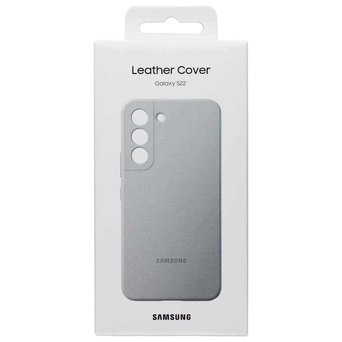 Samsung Official Leather Cover for Samsung Galaxy S22 - Light Gray Cell Phone - Cases, Covers & Skins Samsung - Simple Cell Bulk Wholesale Pricing - USA Seller