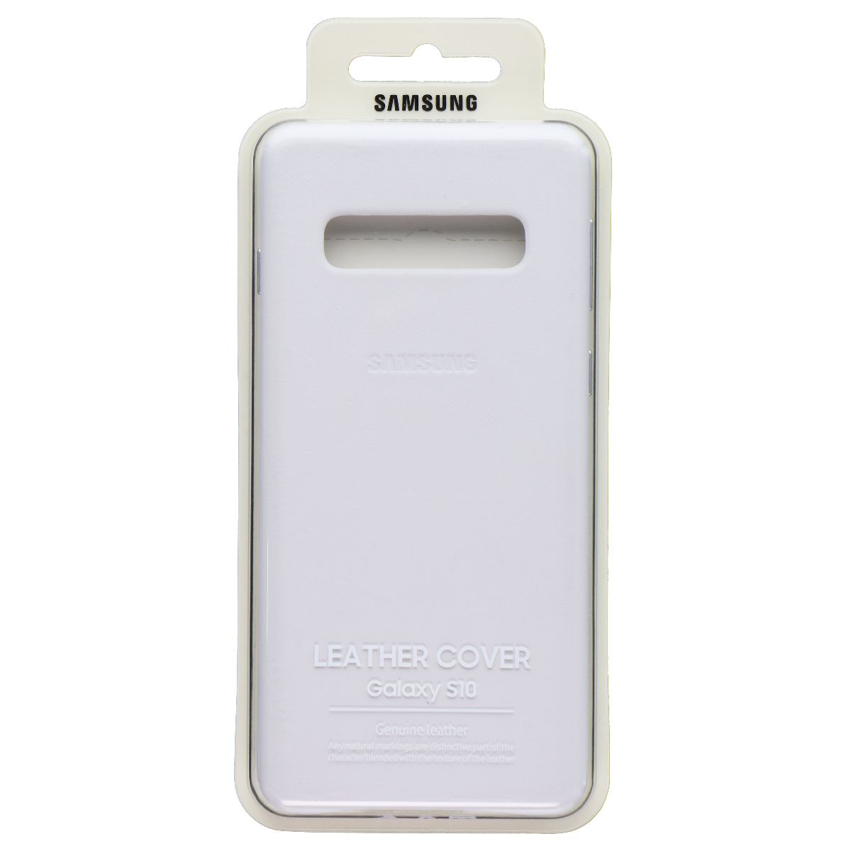 Samsung Official Leather Cover for Samsung Galaxy S10 - White Cell Phone - Cases, Covers & Skins Samsung - Simple Cell Bulk Wholesale Pricing - USA Seller