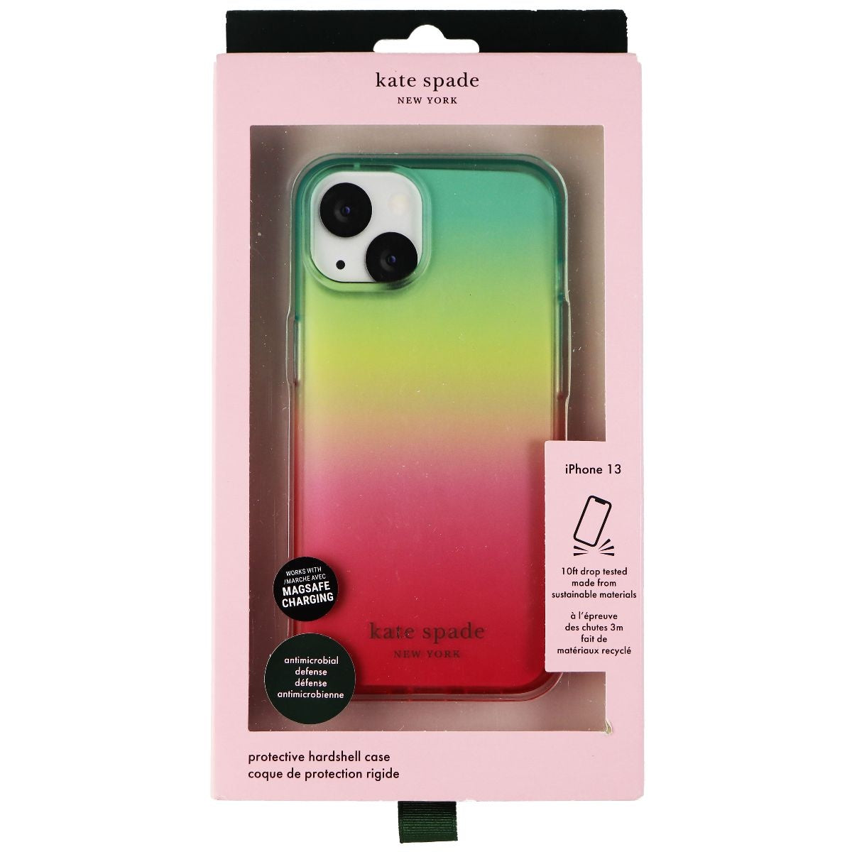 Kate Spade New York Hardshell Case for iPhone 13 / 14 - Popsicle Ombre Cell Phone - Cases, Covers & Skins Kate Spade - Simple Cell Bulk Wholesale Pricing - USA Seller