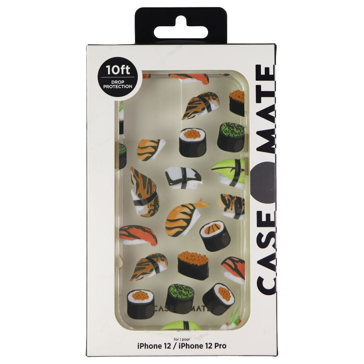 Case-Mate Prints Series Case for Apple iPhone 12 Pro / iPhone 12 - Clear Sushi Cell Phone - Cases, Covers & Skins Case-Mate - Simple Cell Bulk Wholesale Pricing - USA Seller