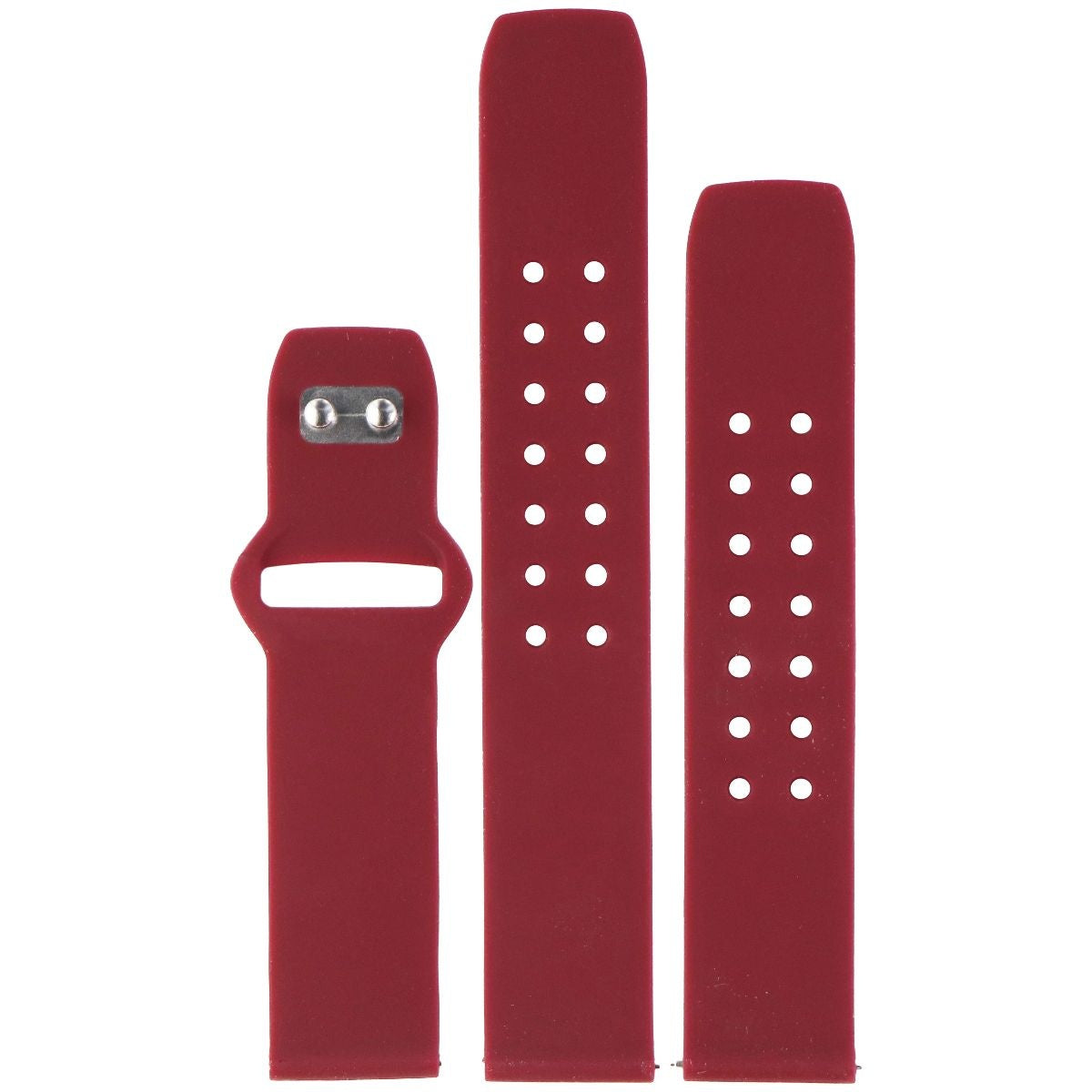 Affinity 22mm Silicone Band for Smartwatches, Watches & More - Maroon Smart Watch Accessories - Watch Bands Affinity - Simple Cell Bulk Wholesale Pricing - USA Seller