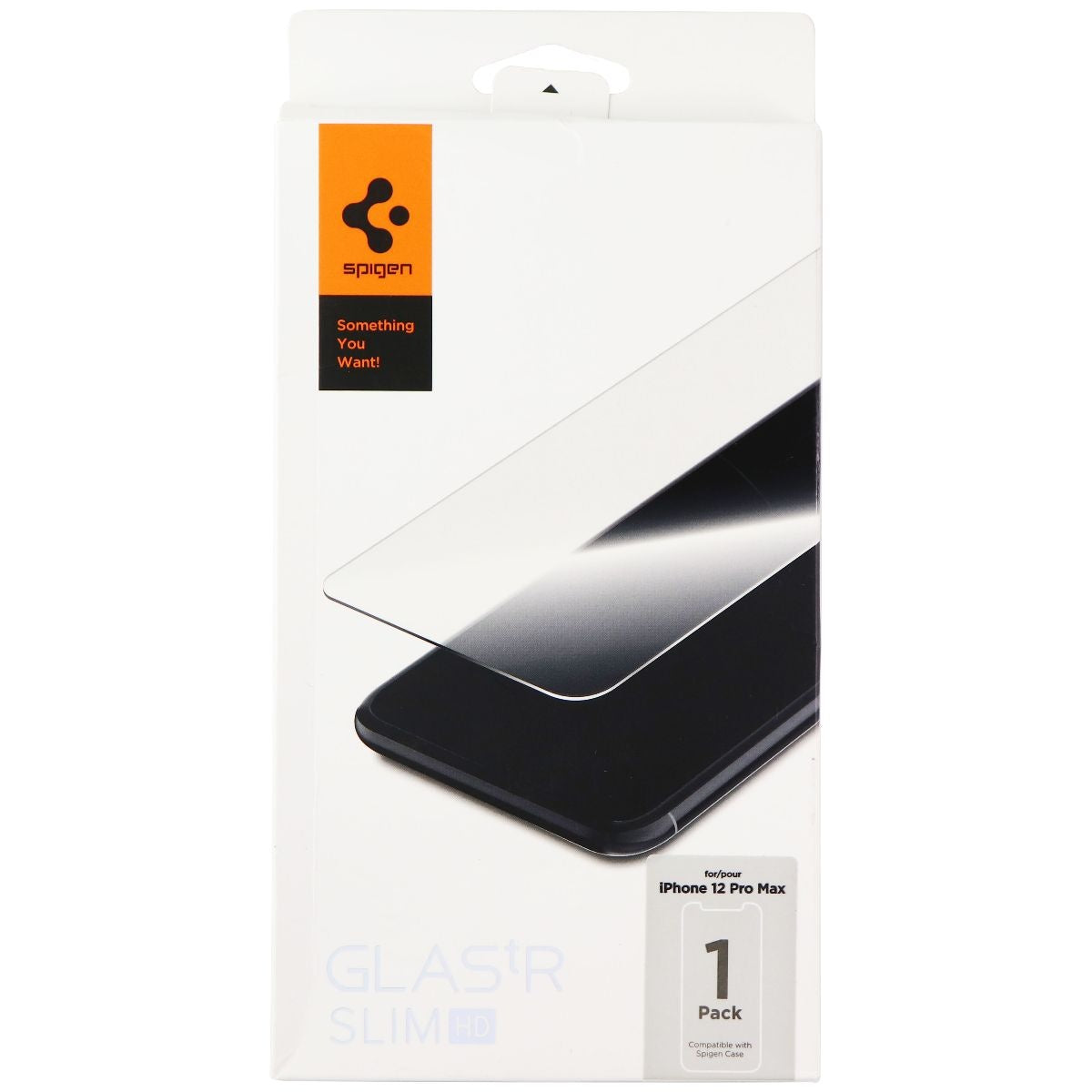 Spigen Glastr Slim HD Screen Protector for Apple iPhone 12 Pro Max - Clear Cell Phone - Screen Protectors Spigen - Simple Cell Bulk Wholesale Pricing - USA Seller