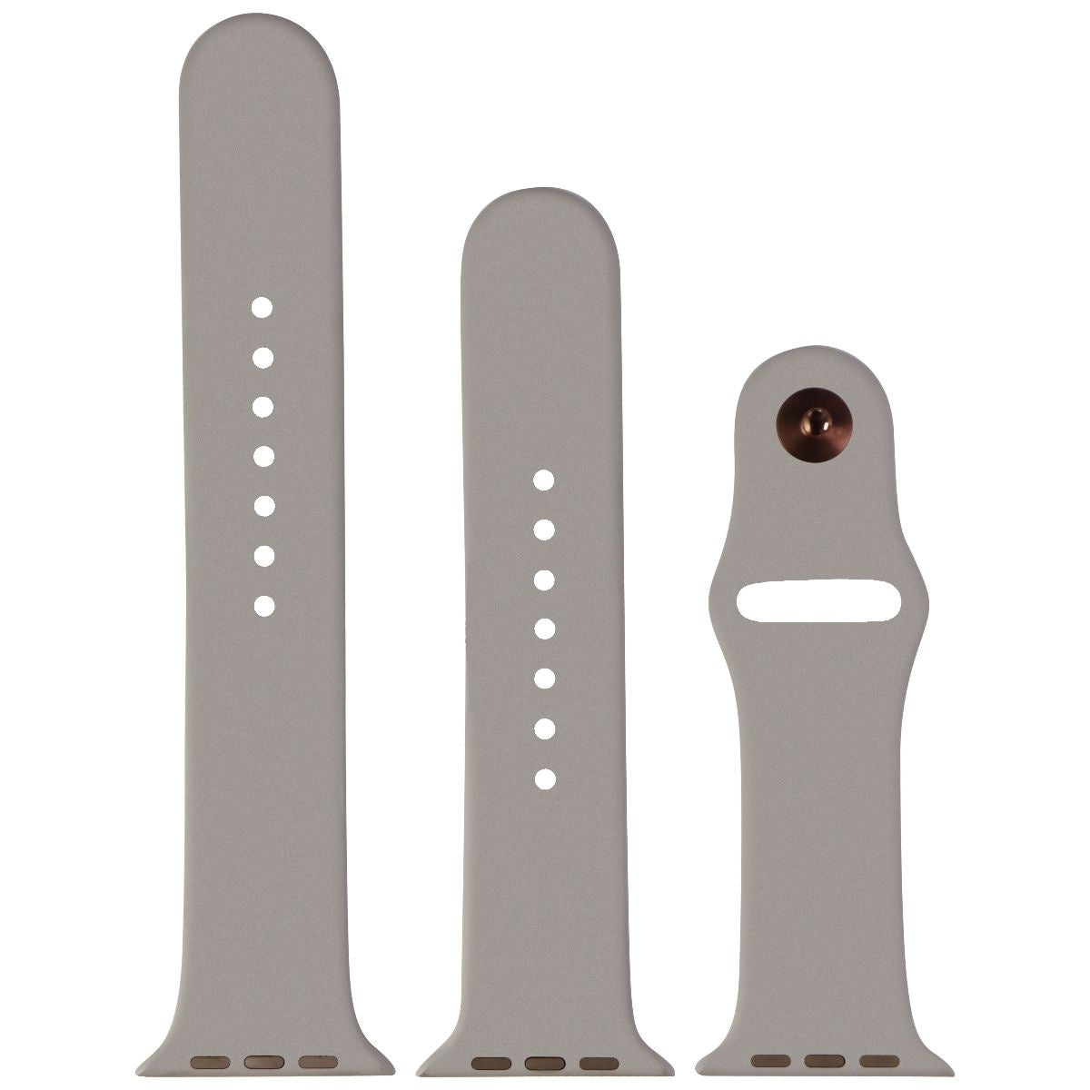 Apple (42mm) Sport Band for Apple Watch 42/44/45mm All Series - Stone/Rose Gold Smart Watch Accessories - Watch Bands Apple - Simple Cell Bulk Wholesale Pricing - USA Seller