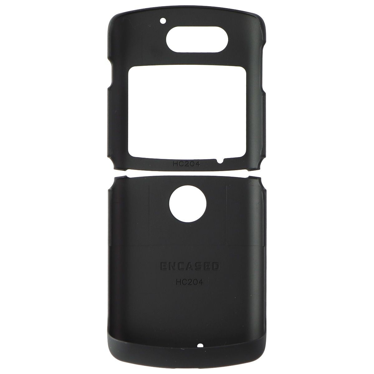 Encased 2 Piece Shell Case for Moto RAZR 5G (2020) - Black Cell Phone - Cases, Covers & Skins Encased - Simple Cell Bulk Wholesale Pricing - USA Seller