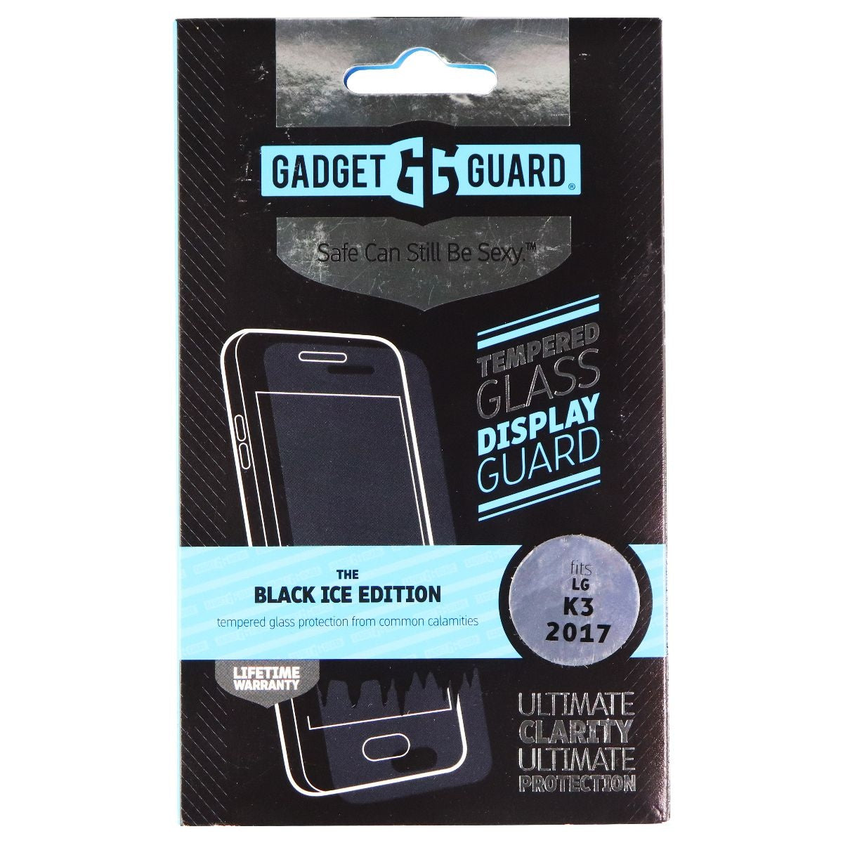 Gadget Guard Black Ice Edition Tempered Glass for LG K3 (2017) - Crystal Clear Cell Phone - Screen Protectors Gadget Guard - Simple Cell Bulk Wholesale Pricing - USA Seller