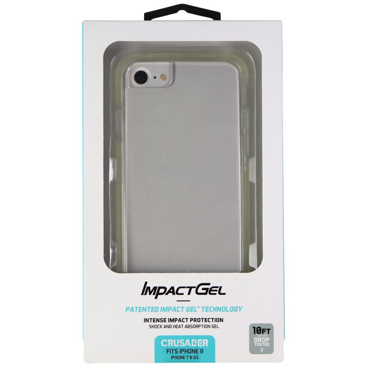Impact Gel Crusader Series Case for Apple iPhone 8 / 7 / 6s - Clear Cell Phone - Cases, Covers & Skins Impact Gel - Simple Cell Bulk Wholesale Pricing - USA Seller
