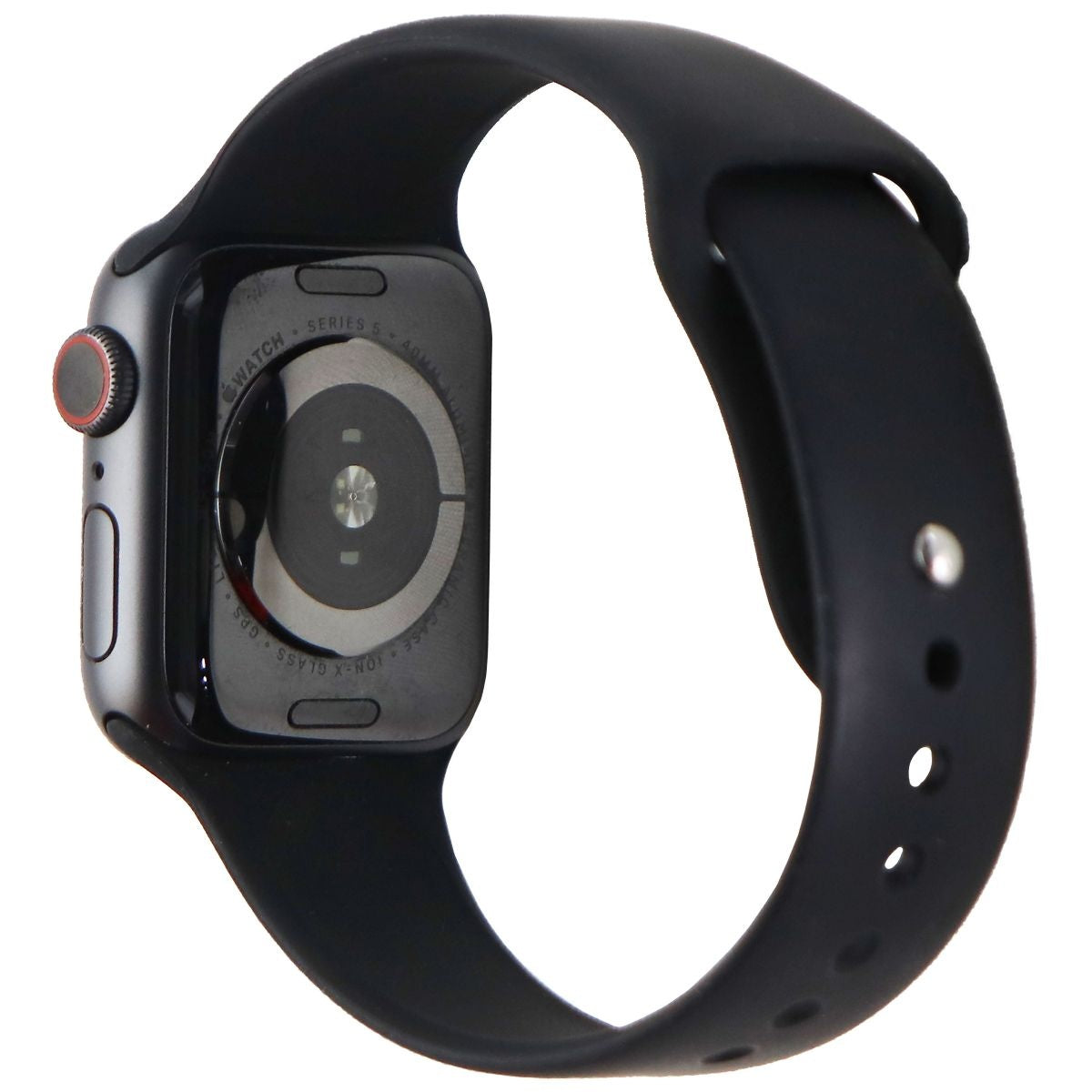 Apple Watch Series 5 (GPS + Cellular) 40mm Space Gray Aluminum/Black Sport Band Smart Watches Apple - Simple Cell Bulk Wholesale Pricing - USA Seller