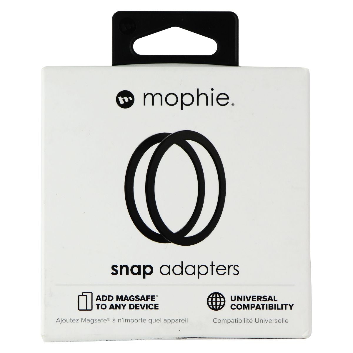 Mophie Snap Adapter Universal MagSafe Ring - Black Cell Phone - Mounts & Holders Mophie - Simple Cell Bulk Wholesale Pricing - USA Seller