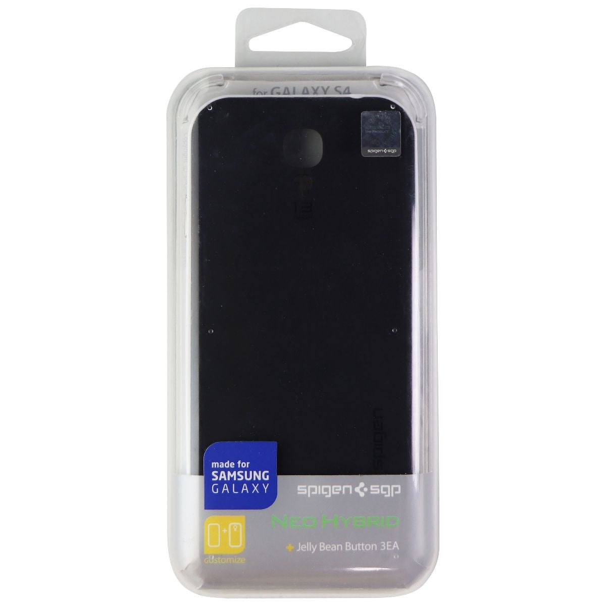 Spigen Neo Hybrid Series Case for Samsung Galaxy S4 - Black / Infinity White Cell Phone - Cases, Covers & Skins Spigen - Simple Cell Bulk Wholesale Pricing - USA Seller