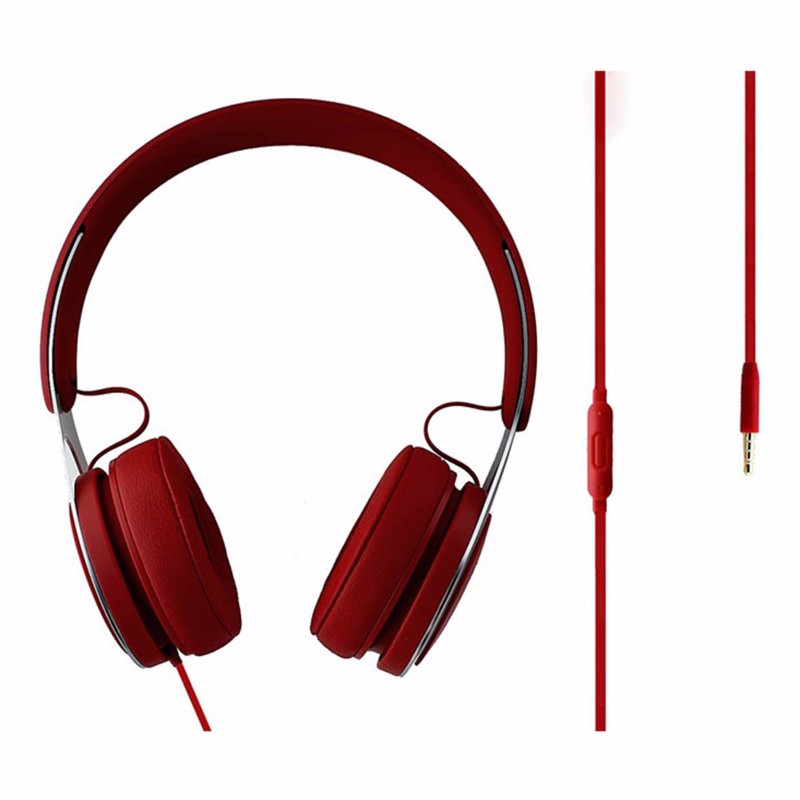 Beats by Dr. Dre Beats EP Wired On-Ear Headphones - Red Portable Audio - Headphones Beats by Dr. Dre - Simple Cell Bulk Wholesale Pricing - USA Seller