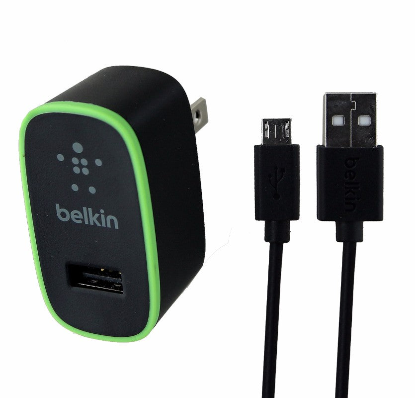 Belkin (F8M667tt04-BLK) 2.1 Amp 4ft Charger &Cable for Micro USB Devices - Black Cell Phone - Cables & Adapters Belkin - Simple Cell Bulk Wholesale Pricing - USA Seller