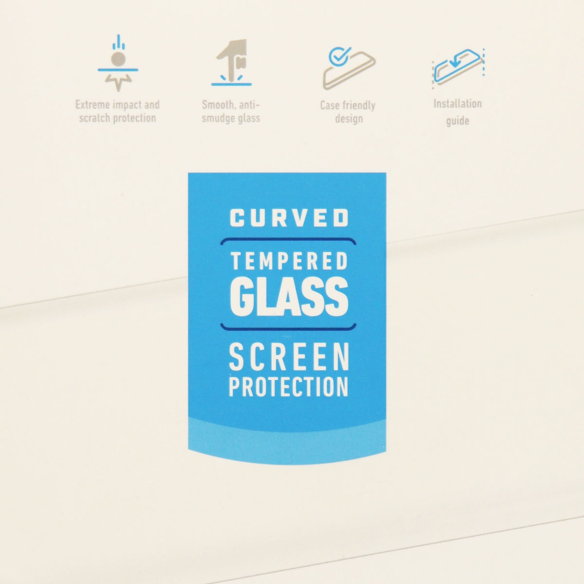 BodyGuardz Pure Arc Series Tempered Glass Screen for Galaxy Note8 - Clear/Black Cell Phone - Screen Protectors BodyGuardz - Simple Cell Bulk Wholesale Pricing - USA Seller