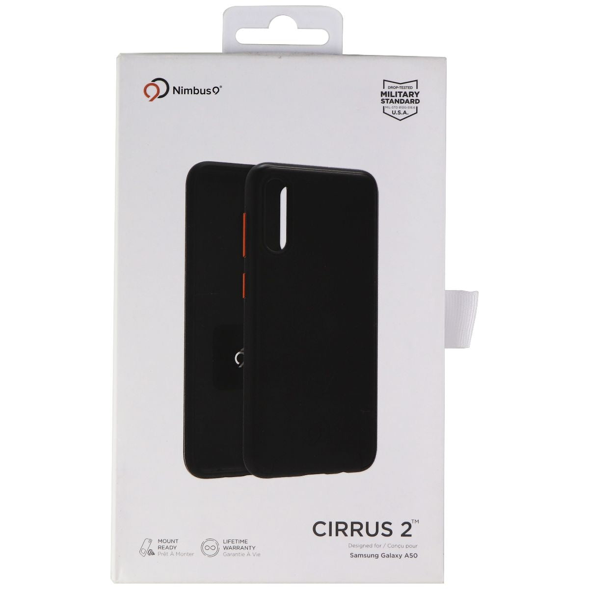Nimbus9 Cirrus 2 Series Case for Samsung Galaxy A50 - Black/Red Cell Phone - Cases, Covers & Skins Nimbus9 - Simple Cell Bulk Wholesale Pricing - USA Seller