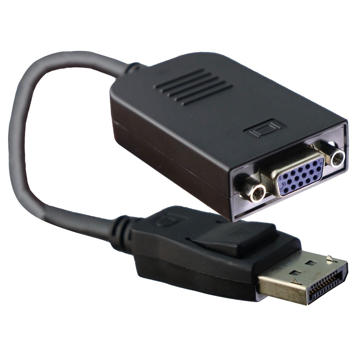 Amphenol Short Style VGA to Male DP DisplayPort Adapter - Black (ORN699) Computer/Network - Monitor/AV Cables & Adapters Amphenol - Simple Cell Bulk Wholesale Pricing - USA Seller