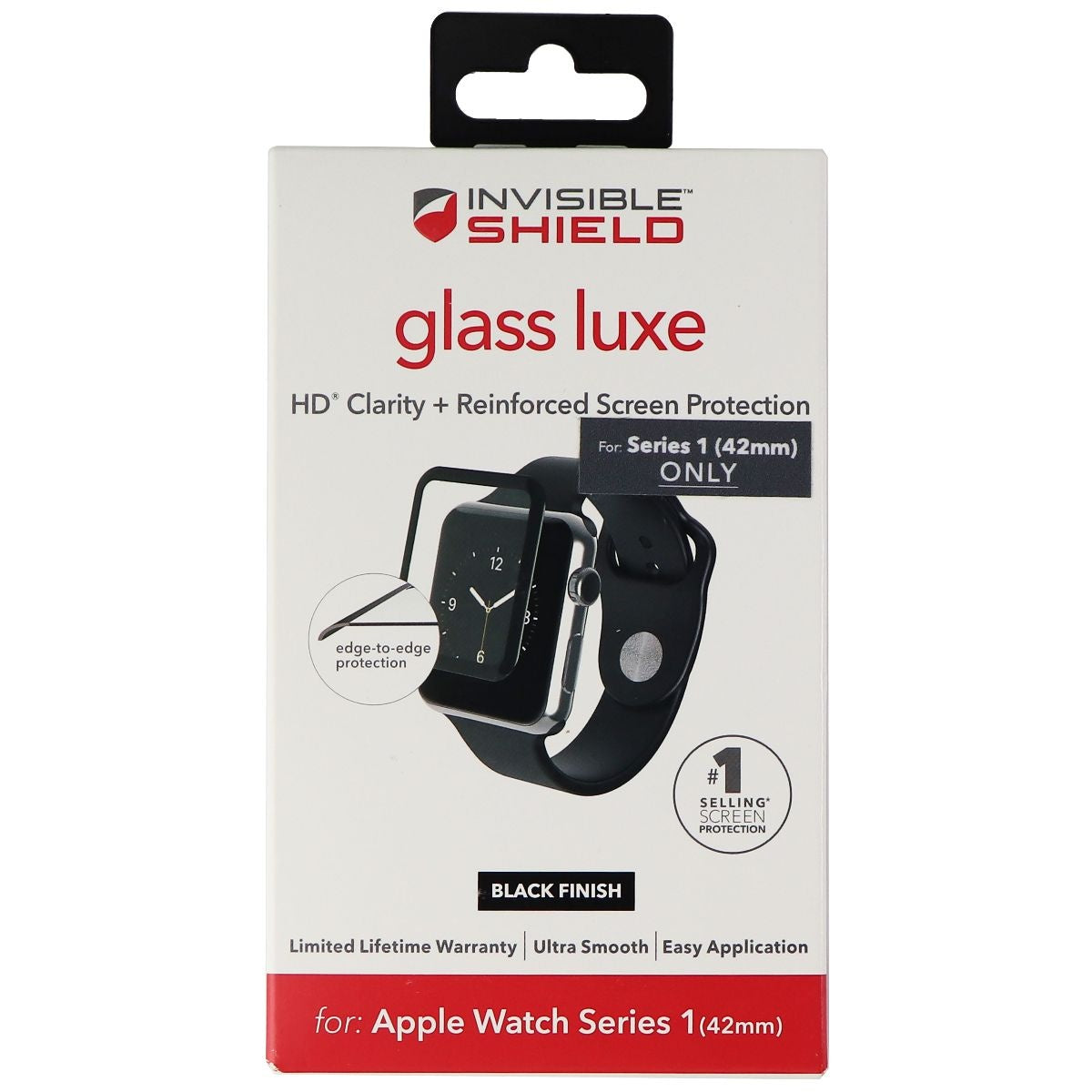 ZAGG InvisibleShield Glass Luxe Screen Protector for Apple Watch Series 1 (42mm) Cell Phone - Screen Protectors Zagg - Simple Cell Bulk Wholesale Pricing - USA Seller