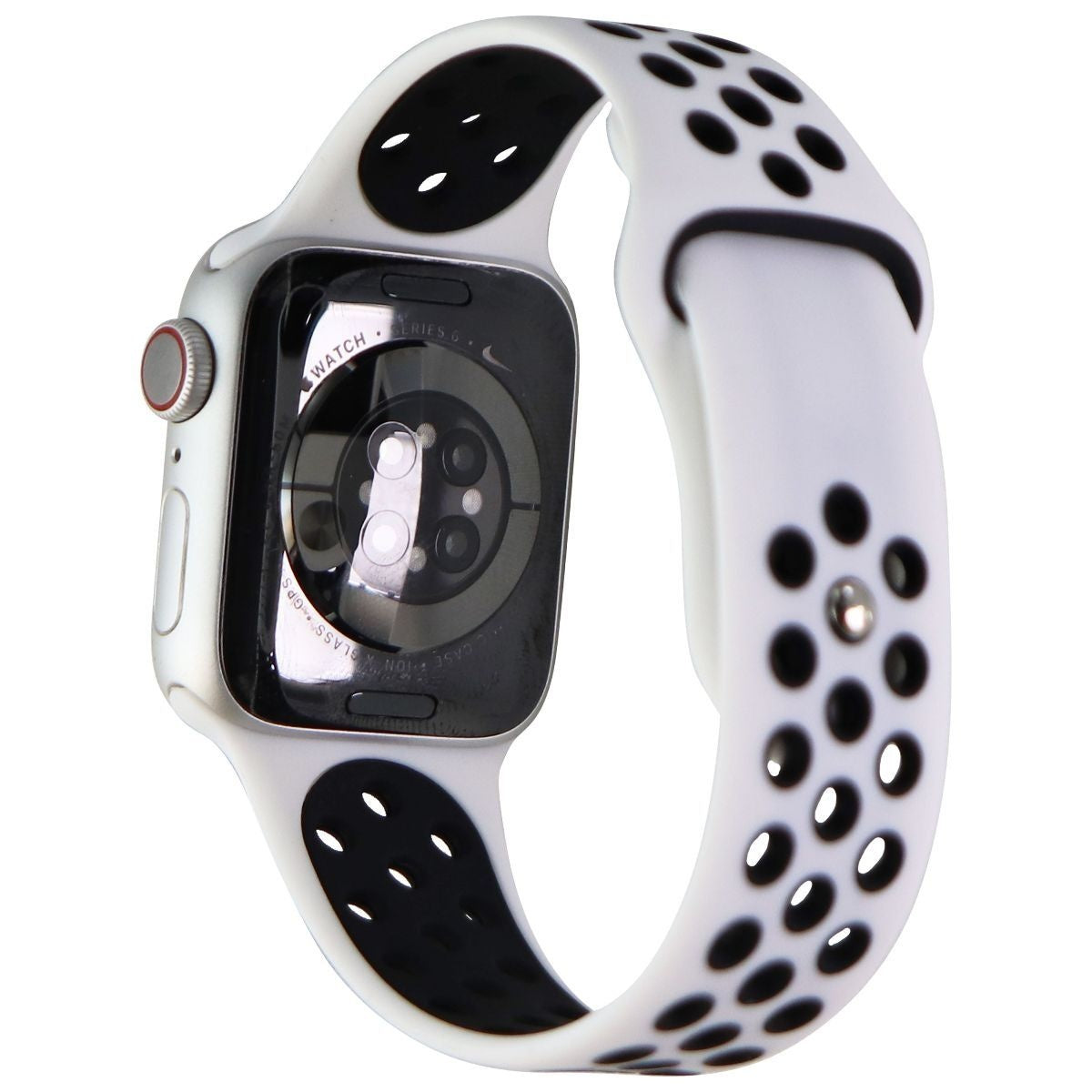 Apple Watch NIKE Series 6 (GPS + LTE) - 40mm Silver AL/White Sp Band (A2293) Smart Watches Apple - Simple Cell Bulk Wholesale Pricing - USA Seller