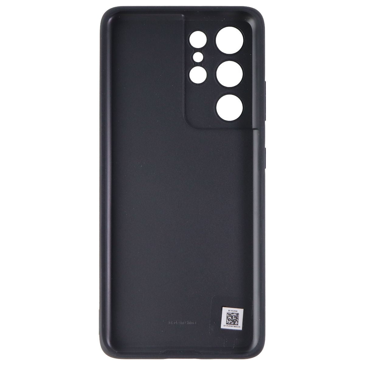 Samsung Silicone Back Cover for Galaxy S21 Ultra / S21 Ultra 5G - Black Cell Phone - Cases, Covers & Skins Samsung Electronics - Simple Cell Bulk Wholesale Pricing - USA Seller