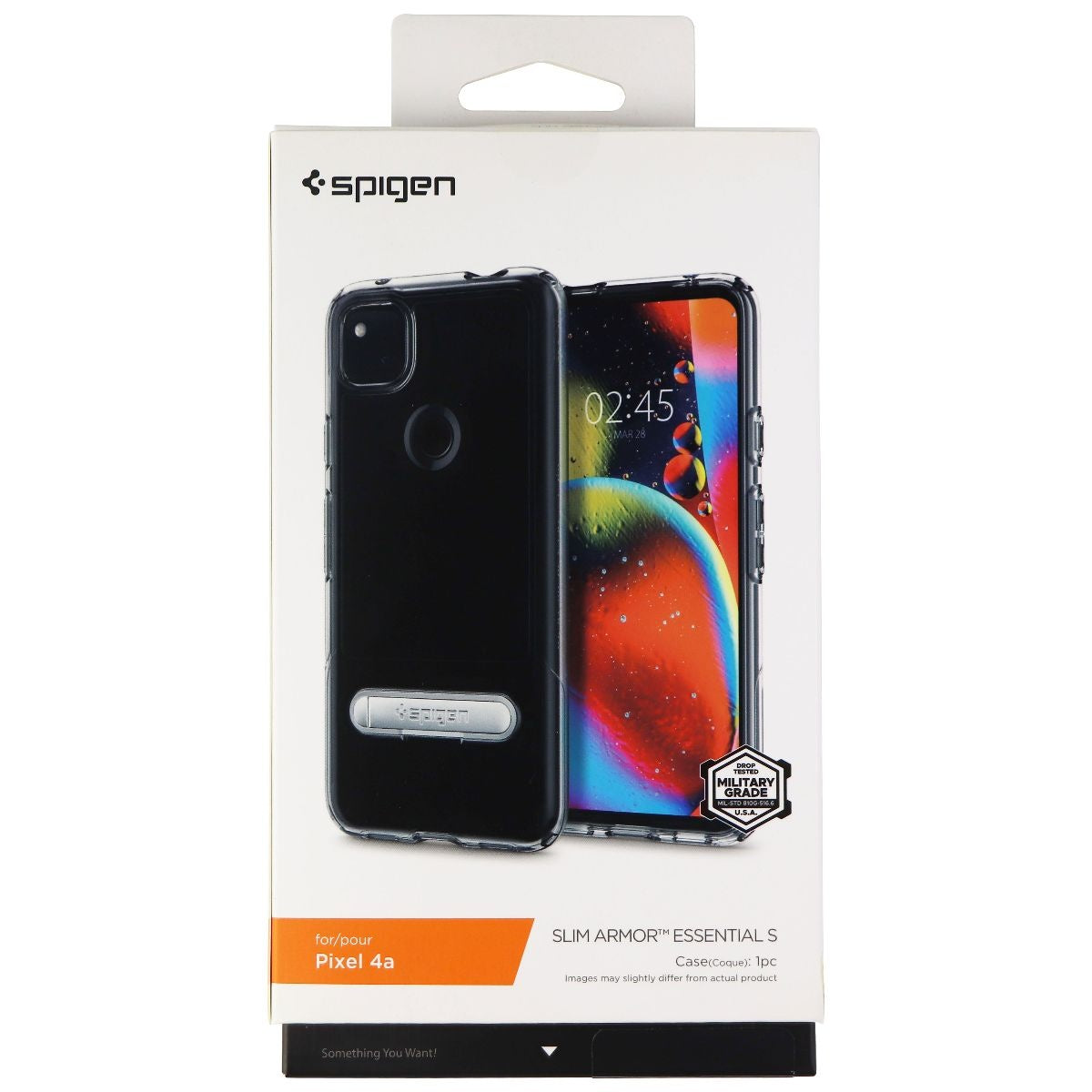 Spigen Slim Armor Essential S Series Case for Google Pixel 4a - Clear Cell Phone - Cases, Covers & Skins Spigen - Simple Cell Bulk Wholesale Pricing - USA Seller