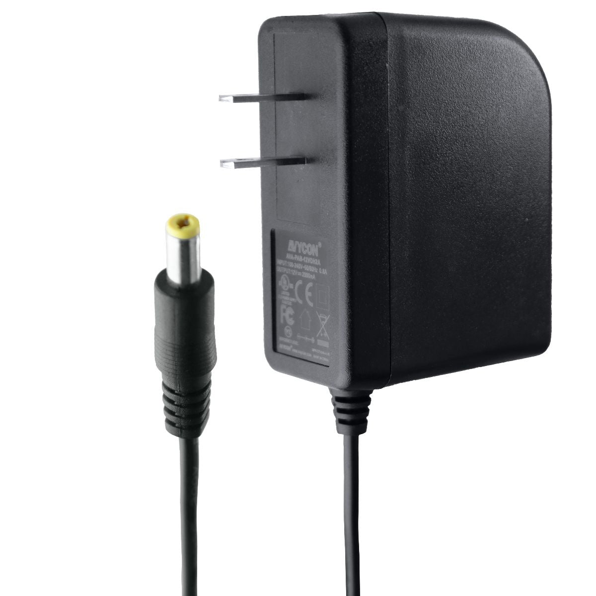 Avycon (12V/2A) DC Individual Power Adapter (AVA-PAB-12VDH2A) - Black Multipurpose Batteries & Power - Multipurpose AC to DC Adapters Avycon - Simple Cell Bulk Wholesale Pricing - USA Seller