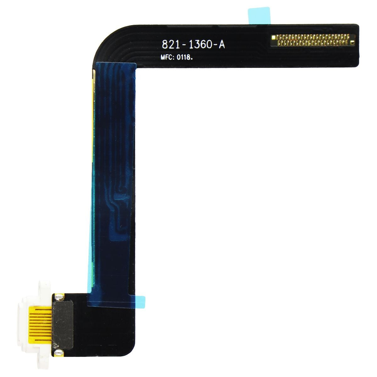 Repair Part - Charging Port Flex (White) for Apple iPad 5th/6th Gen & Air 1 Tablet & eBook Reader Parts Unbranded - Simple Cell Bulk Wholesale Pricing - USA Seller