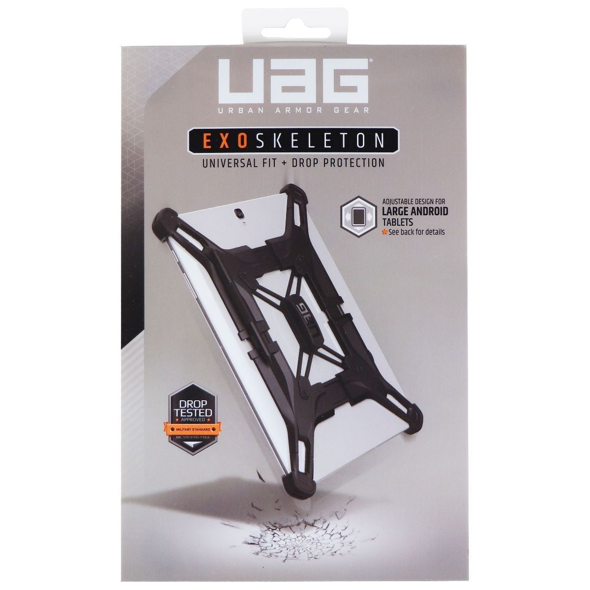 Urban Armor Gear Rugged Exoskeleton Case for Up to 10.3-inch Devices - Black iPad/Tablet Accessories - Cases, Covers, Keyboard Folios Urban Armor Gear - Simple Cell Bulk Wholesale Pricing - USA Seller