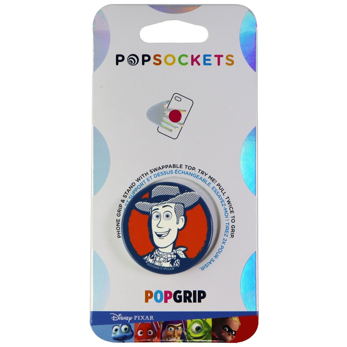 PopSockets PopGrip: Swappable Grip for Phones & Tablets - Toy Story Woody Gloss Cell Phone - Mounts & Holders PopSockets - Simple Cell Bulk Wholesale Pricing - USA Seller