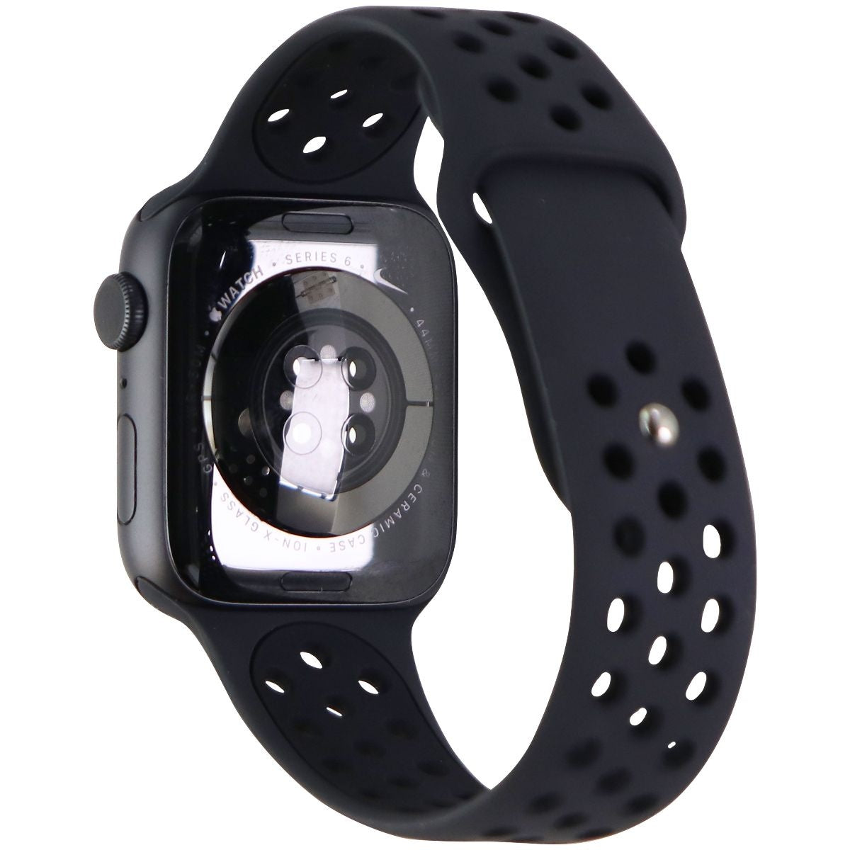 Apple Watch NIKE Series 6 (GPS) - 44mm Space Gray AL / Black Sp Band (A2292) Smart Watches Apple - Simple Cell Bulk Wholesale Pricing - USA Seller