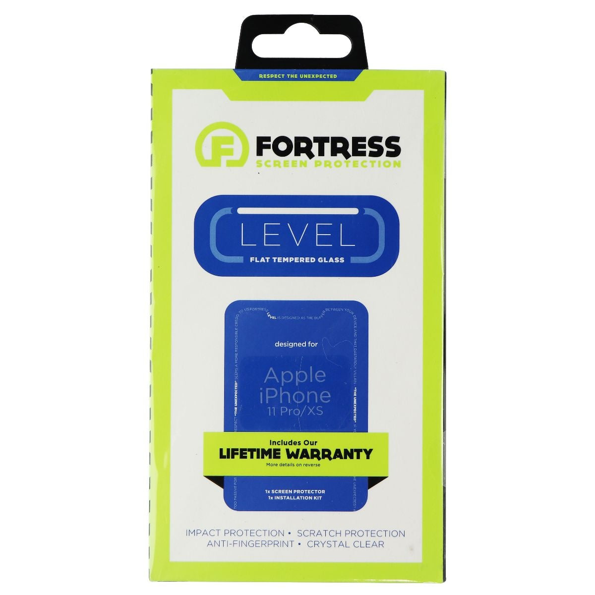 Fortress Premium Tempered Glass Screen Protector for Apple iPhone 11 Pro/XS/X Cell Phone - Screen Protectors Fortress - Simple Cell Bulk Wholesale Pricing - USA Seller