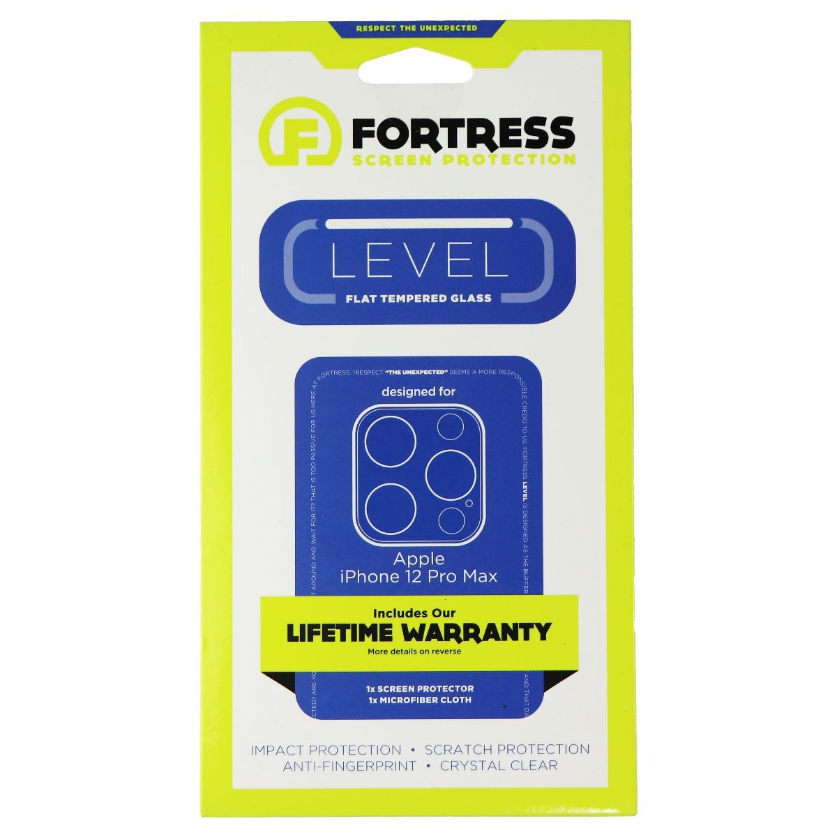 Fortress Tempered Glass Camera Lens Protector for iPhone 12 Pro Max - Clear Cell Phone - Screen Protectors Fortress - Simple Cell Bulk Wholesale Pricing - USA Seller