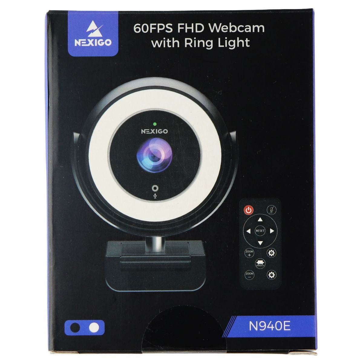 NexiGo N940E Webcam (Discontinued) - White Computer Accessories - Webcams NexiGo - Simple Cell Bulk Wholesale Pricing - USA Seller