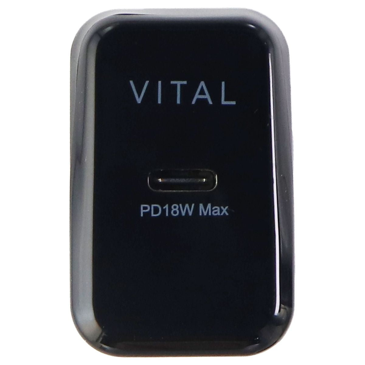 Vital (USB-C) PowerDelivery Wall Charger 18W Fast Charge - Black Cell Phone - Chargers & Cradles Vital - Simple Cell Bulk Wholesale Pricing - USA Seller