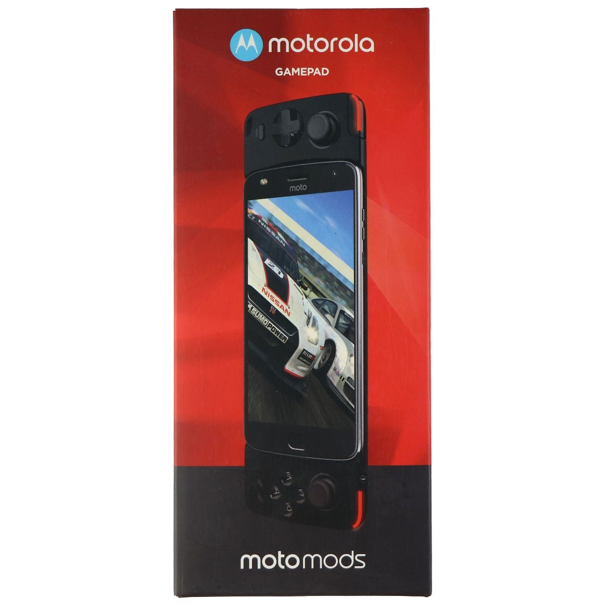Motorola Gamepad MotoMod for Moto Z Phones - Black/Red (PG38C01912) Cell Phone - Other Accessories Motorola - Simple Cell Bulk Wholesale Pricing - USA Seller