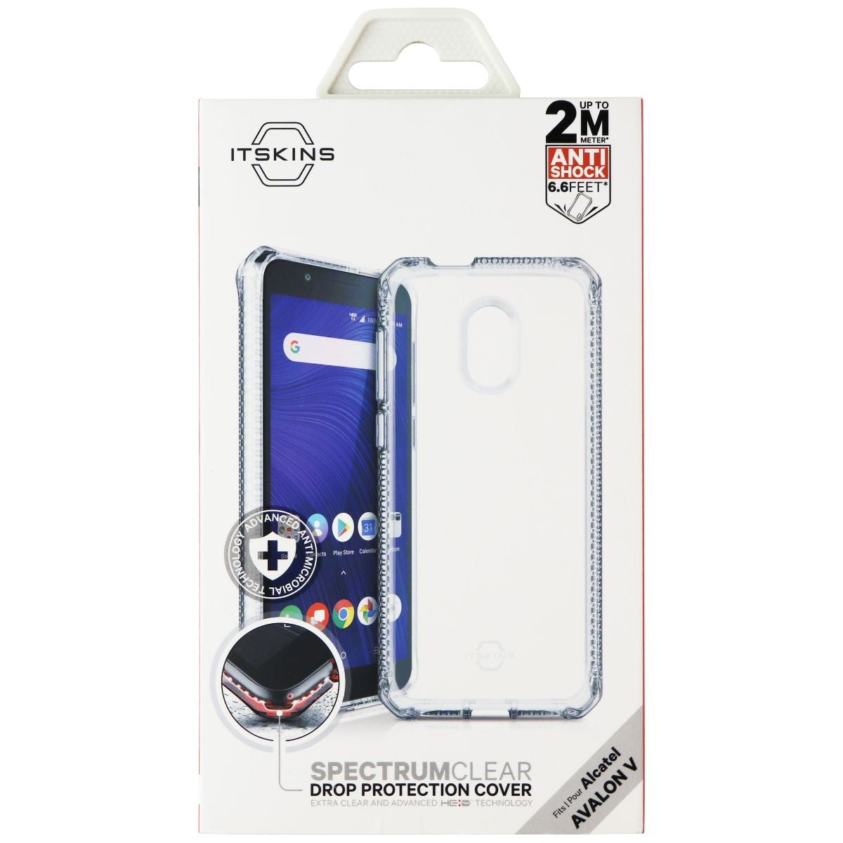 ITSKINS Spectrum Clear Case for Alcatel Avalon V - Transparent Cell Phone - Cases, Covers & Skins ITSKINS - Simple Cell Bulk Wholesale Pricing - USA Seller
