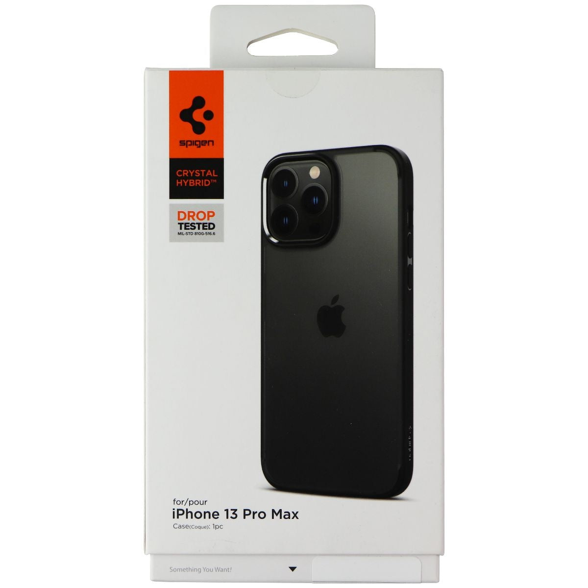 Spigen Crystal Hybrid Series Case for iPhone 13 Pro Max - Clear/Black Cell Phone - Cases, Covers & Skins Spigen - Simple Cell Bulk Wholesale Pricing - USA Seller