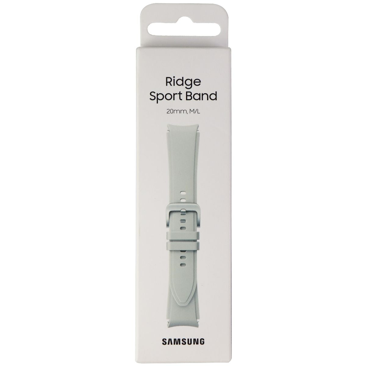 Samsung Ridge Sport Band for Galaxy Watch4 & Classic 20mm Medium/Large - Silver Smart Watch Accessories - Watch Bands Samsung - Simple Cell Bulk Wholesale Pricing - USA Seller