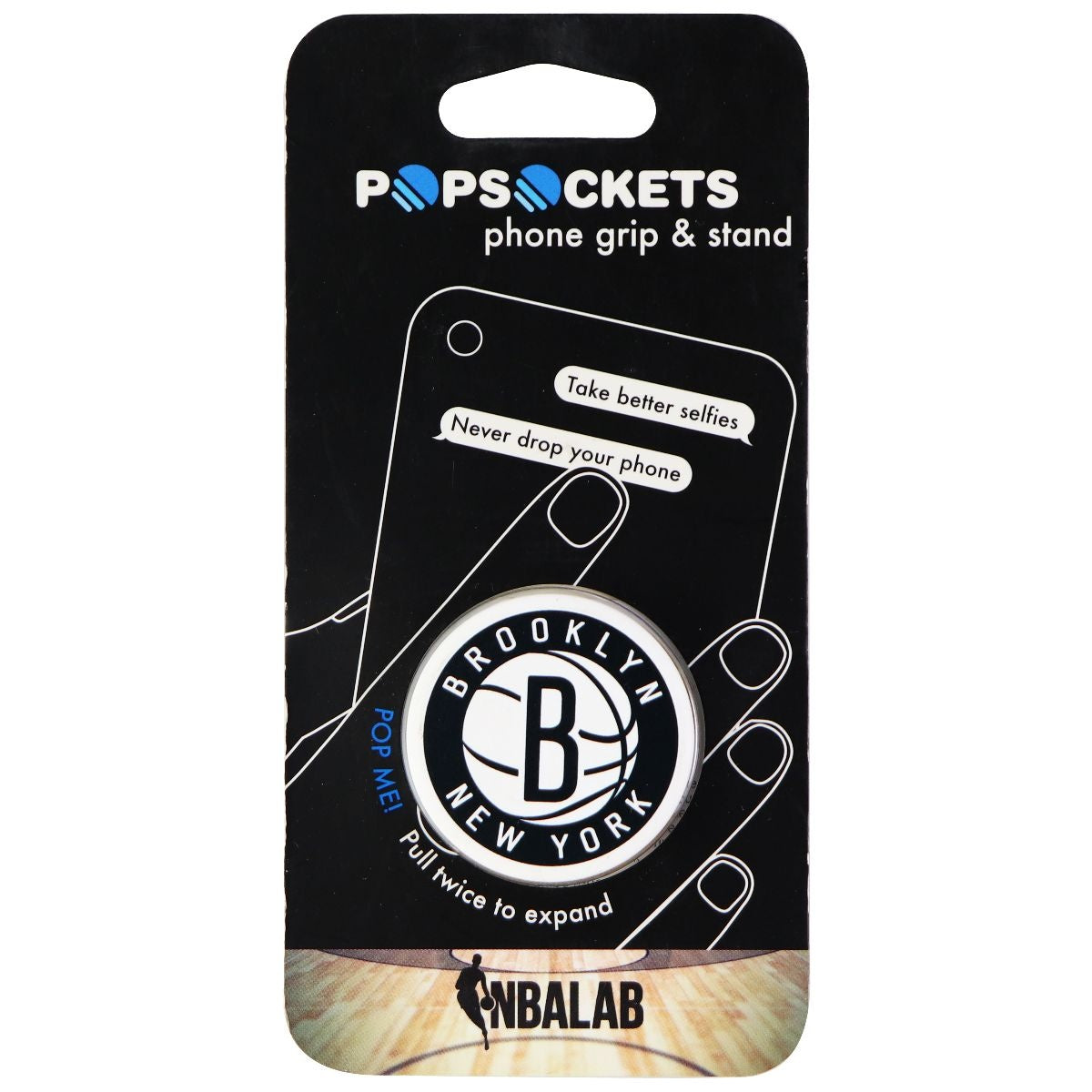PopSockets: Collapsible Grip & Stand for Phones and Tablets - NBA Brooklyn Nets Cell Phone - Mounts & Holders PopSockets - Simple Cell Bulk Wholesale Pricing - USA Seller