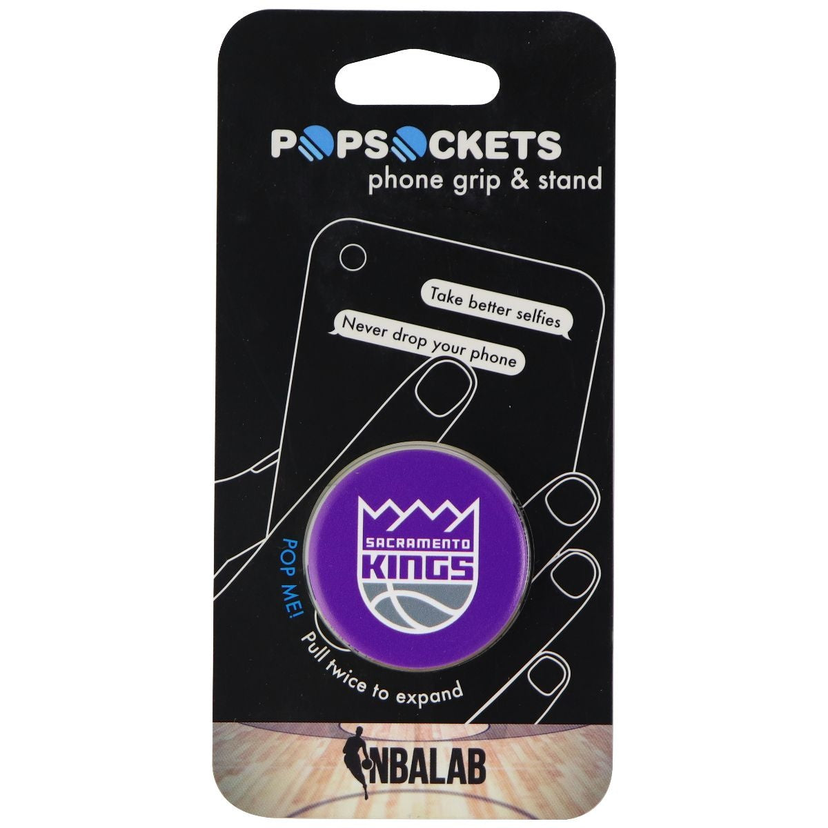 PopSockets: Collapsible Grip & Stand for Phones & Tablets - NBA Sacramento Kings Cell Phone - Mounts & Holders PopSockets - Simple Cell Bulk Wholesale Pricing - USA Seller